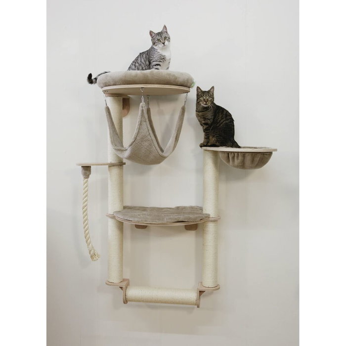Kerbl Arbre à chat mural Dolomit Grappa Pro Taupe