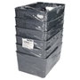 GSC Evolution Lot de 6 paniers organisateurs en plastique gris 3,3L rétractables