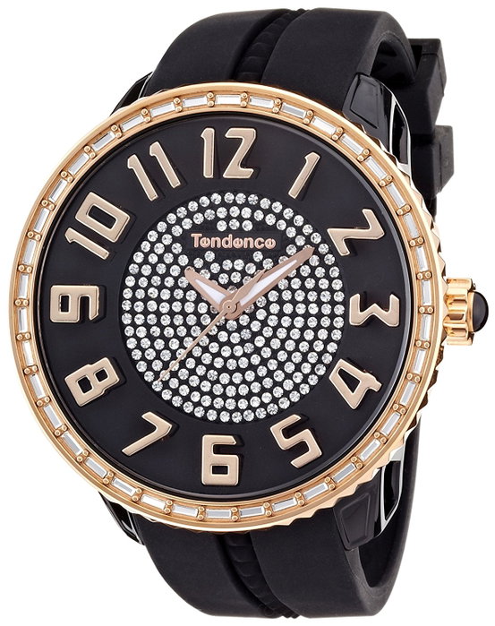 Tendence Gulliver 02043015 - Montre femme noir 50mm Tendence Gulliver 02043015 - Montre femme noir 50mm