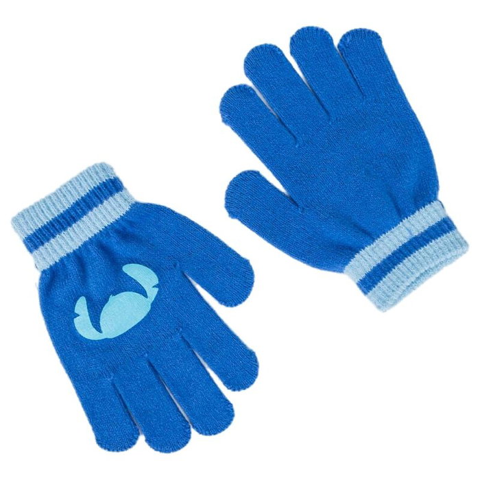 Cerdá Ensemble bonnet et gants Stitch Bleu clair