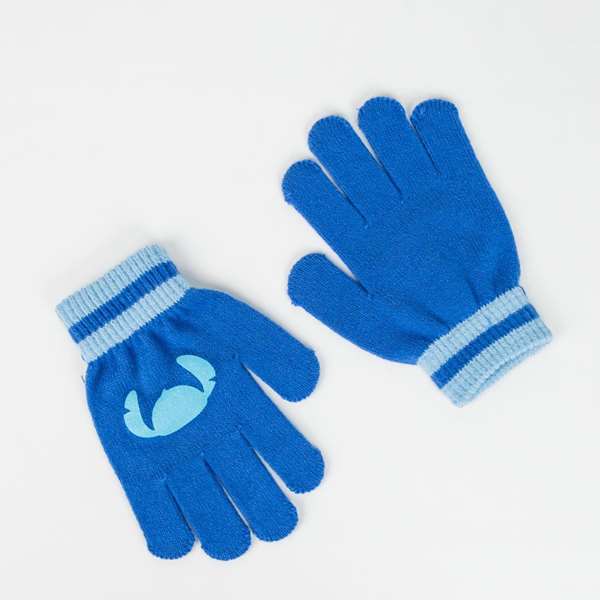 Cerdá - Ensemble 2 pièces bonnet et gants Stitch Taille Unique - Bleu clair - Recommandé à partir de 3 ans Cerdá - Ensemble 2 pièces bonnet et gants Stitch Taille Unique - Bleu clair - Recommandé à partir de 3 ans