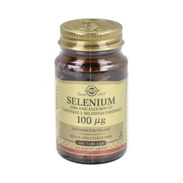 SOLGAR Selenium 100 µg (L-sélénométhionine) 100 comprimés sans levure