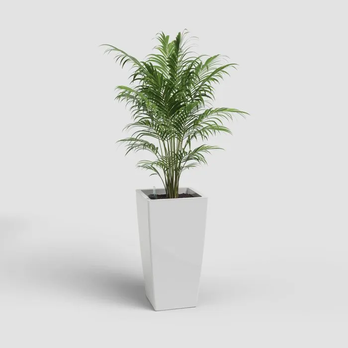 Artevasi Pisa SWS 78 BR Pot de fleurs Blanc Ø40 x H78 cm 79 L Plastique Intérieur Extérieur