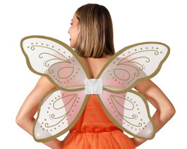 Ailes de papillon dorées avec détails glitter 70x50 cm