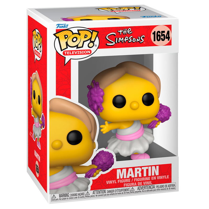 FUNKO Figurine POP The Simpsons Martin - Figurine vinyle de collection de 9 cm - Langue : Anglais