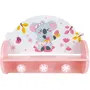 Fun House Mimi Koala 713337 - Étagère Porte-manteau Rose pour Enfant en MDF et Pin - Contemporain Design - H 33 x L 46 x P 15 cm