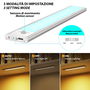 Bande LED Velamp LACTEA Aluminium Plastique 2 W 40 cm Blanc Rechargeable (3000K) (4000 K) (6500 K)