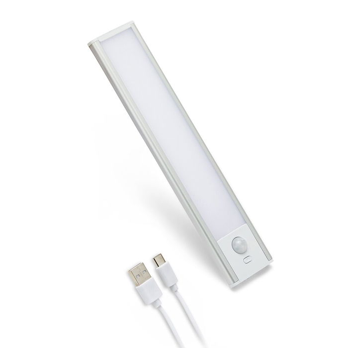 Bande LED Velamp LACTEA Aluminium Plastique 2 W 40 cm Blanc Rechargeable (3000K) (4000 K) (6500 K) Bande LED Velamp LACTEA Aluminium Plastique 2 W 40 cm Blanc Rechargeable (3000K) (4000 K) (6500 K)