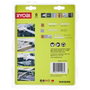 Ryobi RAK06RB Pack de 6 lames de scie sabre universelles bois et métal