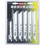 Ryobi RAK06RB Pack de 6 lames de scie sabre universelles bois et métal
