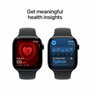 Apple Watch Series 11 GPS + Cellular 46mm Aluminium Jet Black avec Bracelet Sport Band Noir S/M