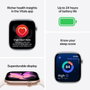 Apple Watch Series 11 GPS + Cellular 46mm Aluminium Jet Black avec Bracelet Sport Band Noir S/M
