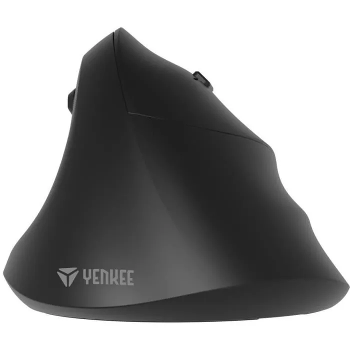 Yenkee Souris sans fil ergonomique verticale YMS 5060R - Bluetooth et USB, 2400 DPI, silencieuse, pour éviter les TMS