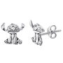 Disney Boucles d'oreilles en argent Stitch (Lilo et Stitch) avec détails en 3D - Paire