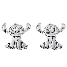 Disney Boucles d'oreilles en argent Stitch (Lilo et Stitch) avec détails en 3D - Paire
