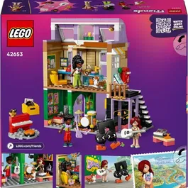 LEGO Friends 42653 Le Magasin de Musique et l'Appartement - Jeu de Construction avec 3 Mini-Poupées et Corgi - pour Enfants de 7 Ans et Plus