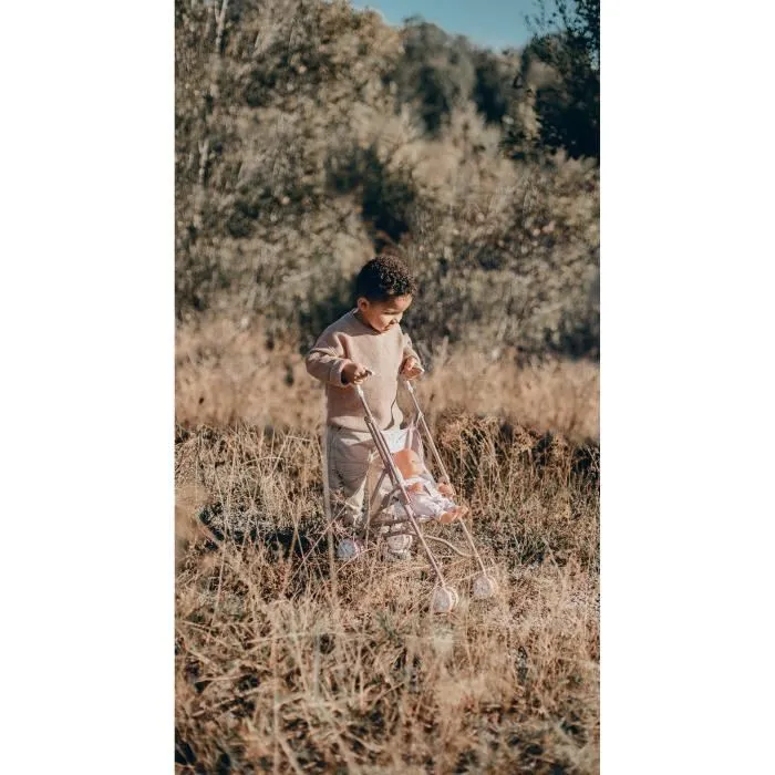 Smoby Poussette canne Baby Nurse pour poupon jusqu'à 42cm, pliable et lavable, dès 2 ans Smoby Poussette canne Baby Nurse pour poupon jusqu'à 42cm, pliable et lavable, dès 2 ans