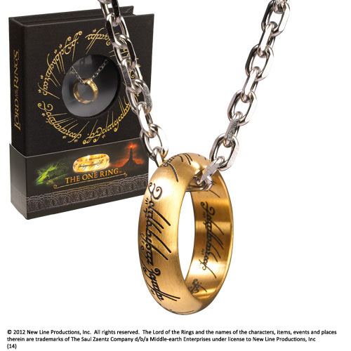 Le Seigneur des Anneaux pendentif Anneau Unique Le Seigneur des Anneaux pendentif Anneau Unique