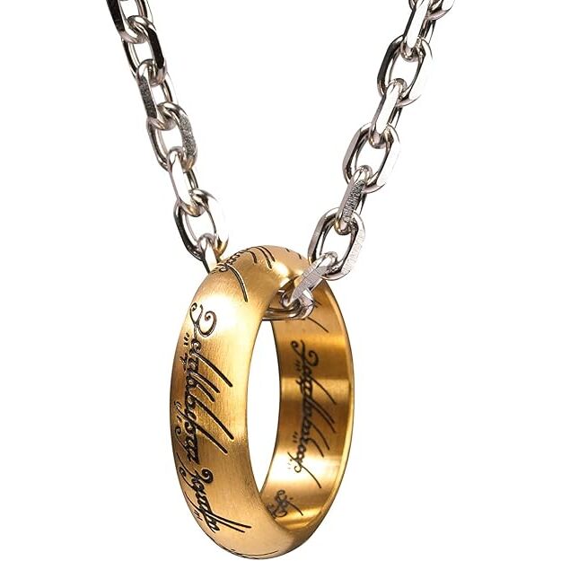 Noble Collection Pendentif Anneau Unique Le Seigneur des Anneaux