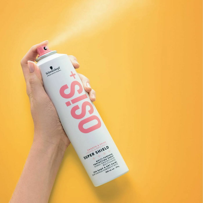 Schwarzkopf OSIS+ Super Bouclier Spray Protecteur Cheveux Longs Anti-Frizz Anti-Pollution Protection Thermique jusqu'à 230°C Brillance 300ml