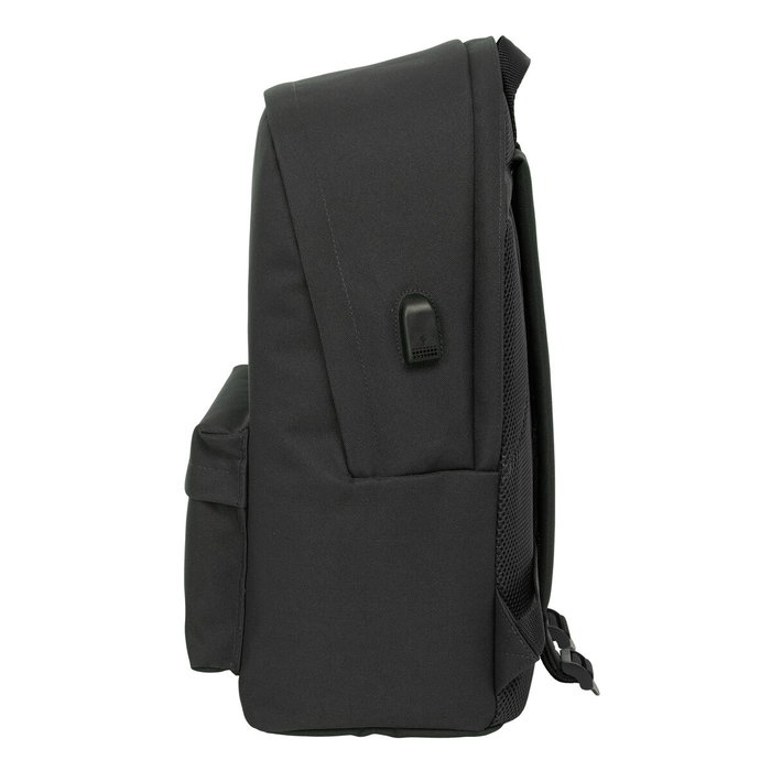 El Ganso Cartable Basics Noir avec USB et compartiment ordinateur 15,6\"