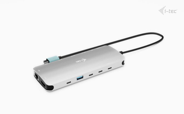 i-tec Station d'accueil USB-C Metal Nano 13 En 1, 3x HDMI, Power Delivery 140W, Aluminium Gris i-tec Station d'accueil USB-C Metal Nano 13 En 1, 3x HDMI, Power Delivery 140W, Aluminium Gris