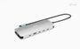 i-tec Station d'accueil USB-C Metal Nano 13 En 1, 3x HDMI, Power Delivery 140W, Aluminium Gris