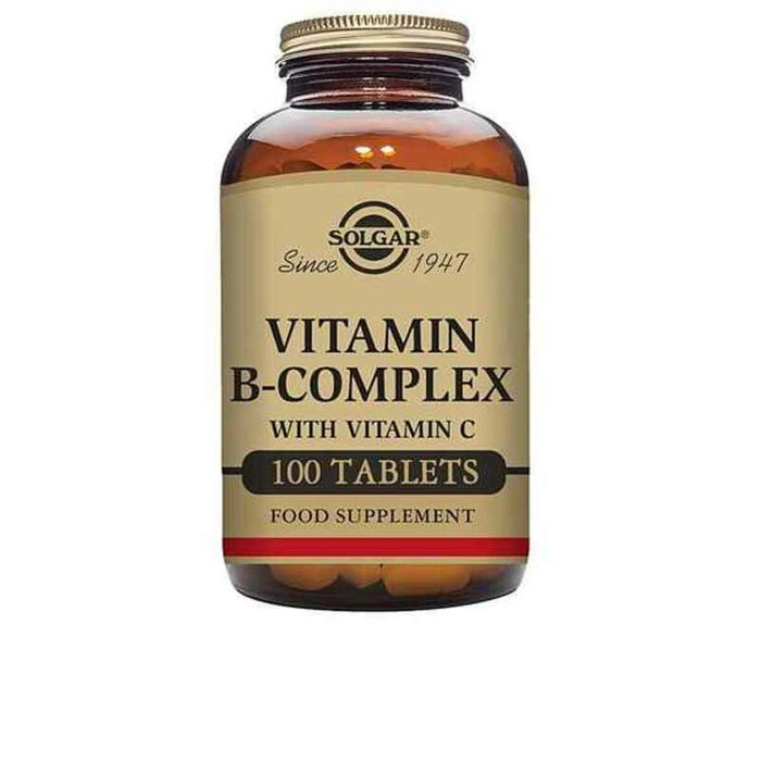 SOLGAR B-Complex avec Vitamine C, 100 comprimés