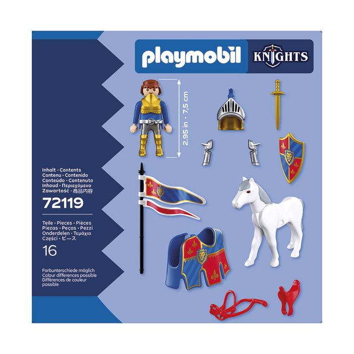 PLAYMOBIL Caballero León 72119, Figurine Chevalier Lion Espagnol, Jouet Enfant +4 Ans PLAYMOBIL Caballero León 72119, Figurine Chevalier Lion Espagnol, Jouet Enfant +4 Ans