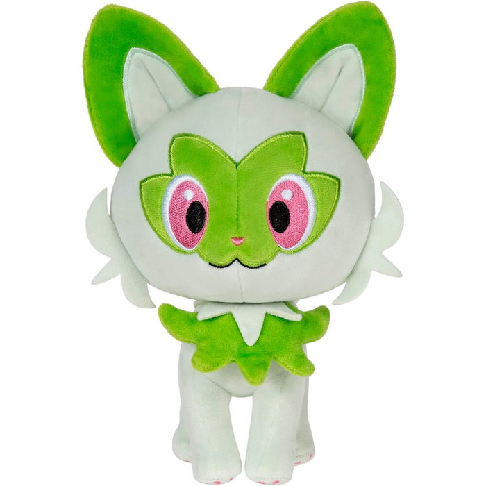 JAZWARES Peluche Sprigatito Pokémon 20 cm - Peluche officielle