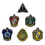 Cinereplicas Pack de 6 écussons Harry Potter House Crests