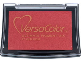 Tsukineko VERSACOLOR Almohadilla de tinta Rosa antiguo 95x65mm
