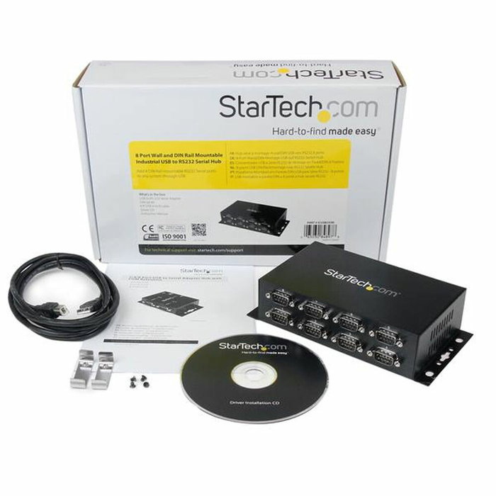 Adaptateur USB vers RS232 Startech ICUSB2328I Noir Adaptateur USB vers RS232 Startech ICUSB2328I Noir