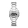Armani AR11411 avec cadran bleu et bracelet argenté