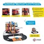 Majorette Garage Motor City Plus - Jouet pour enfants des 3 ans avec 1 véhicule, pompe à essence, ascenseur, atelier, rampe, héliport