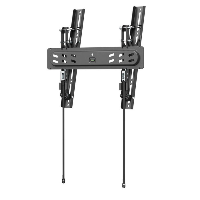 Ewent Support Mural Inclinable pour TV 32-65 Pouces VESA 400x400 EW1610 Ultra-plat 31 mm 60 kg