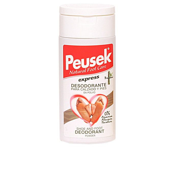 Peusek Déodorant Express en Poudre pour Chaussures - Neutralise les Odeurs, 40g Peusek Déodorant Express en Poudre pour Chaussures - Neutralise les Odeurs, 40g