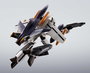 Macross figurine Hi-Metal R Chogokin VF-0S Phoenix (Roy Focker Use) & QF-2200D-B Ghost Set 14 cm