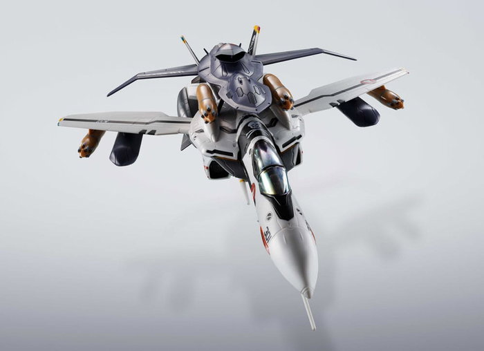 Macross figurine Hi-Metal R Chogokin VF-0S Phoenix (Roy Focker Use) & QF-2200D-B Ghost Set 14 cm