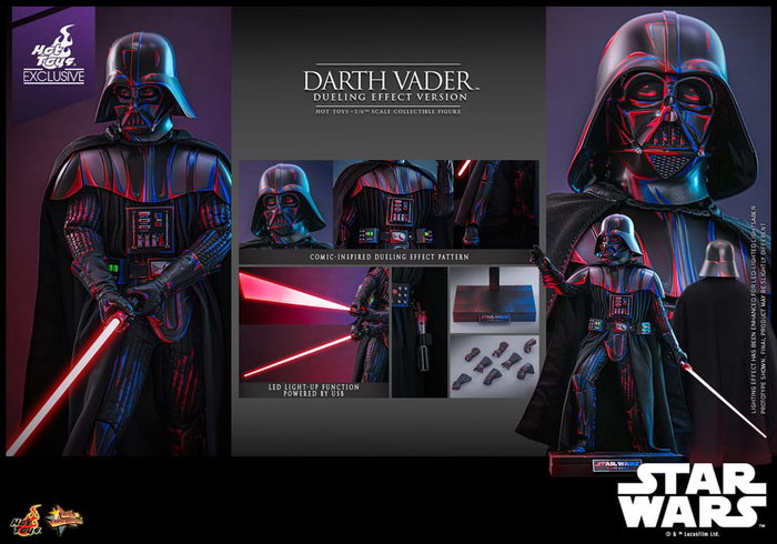 Star Wars figurine Movie Masterpiece 1/6 Darth Vader (Dueling Effect Version) Hot Toys Exclusive 35 cm Star Wars figurine Movie Masterpiece 1/6 Darth Vader (Dueling Effect Version) Hot Toys Exclusive 35 cm