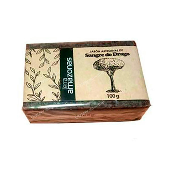 TERRA AMAZONAS Savon Artisanal au Sang de Dragon 100g - Régénérant pour Peaux Abîmées et Gercées TERRA AMAZONAS Savon Artisanal au Sang de Dragon 100g - Régénérant pour Peaux Abîmées et Gercées