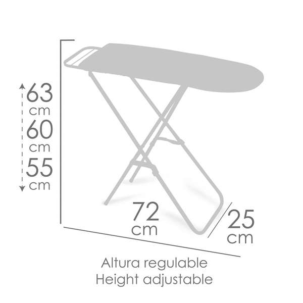Decuevas Planche à repasser jouet Funny vert pour enfant - 72x63x25 cm