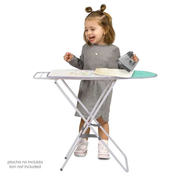 Decuevas Planche à repasser jouet Funny vert pour enfant - 72x63x25 cm