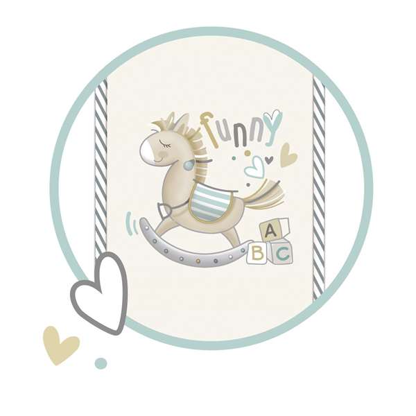 Decuevas Planche à repasser jouet Funny vert pour enfant - 72x63x25 cm
