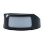 HomePluSS Applique de jardin solaire LED ronde noire avec capteur 5W 6500K