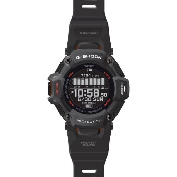 Casio G-Shock GBD-H2000-1AER Noir et orange Casio G-Shock GBD-H2000-1AER Noir et orange