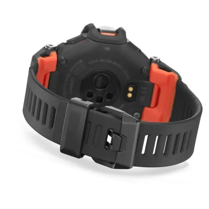 Casio G-Shock Sport GBD-H2000-1AER - Montre connectée sportive pour homme - Noir et orange - Résistance aux chocs, Bluetooth, suivi calories