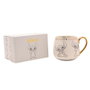 WIDDOP & CO Tasse Stitch Disney en porcelaine chinoise à illustrations esbozées avec détails dorés