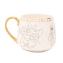 WIDDOP & CO Tasse Stitch Disney en porcelaine chinoise à illustrations esbozées avec détails dorés
