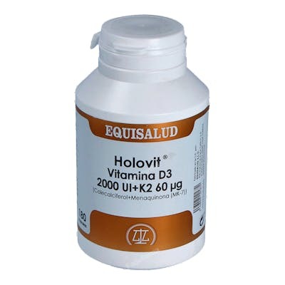 EQUISALUD Holovit Vitamine D3 2000 UI + K2 60 mcg 180 capsules